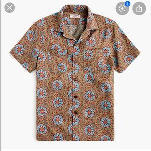 J Crew Wallace & Barnes Camp Collar Shirt